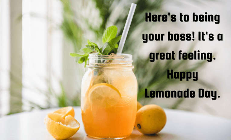National Lemonade Day Wishes and Lemonade day Instagram captions