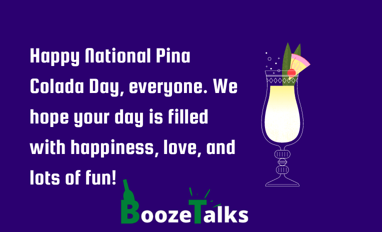 National Pina Colada Day Wishes and greetings